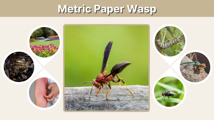 Metric Paper Wasp Facts, Sting, Nest, and Behavior