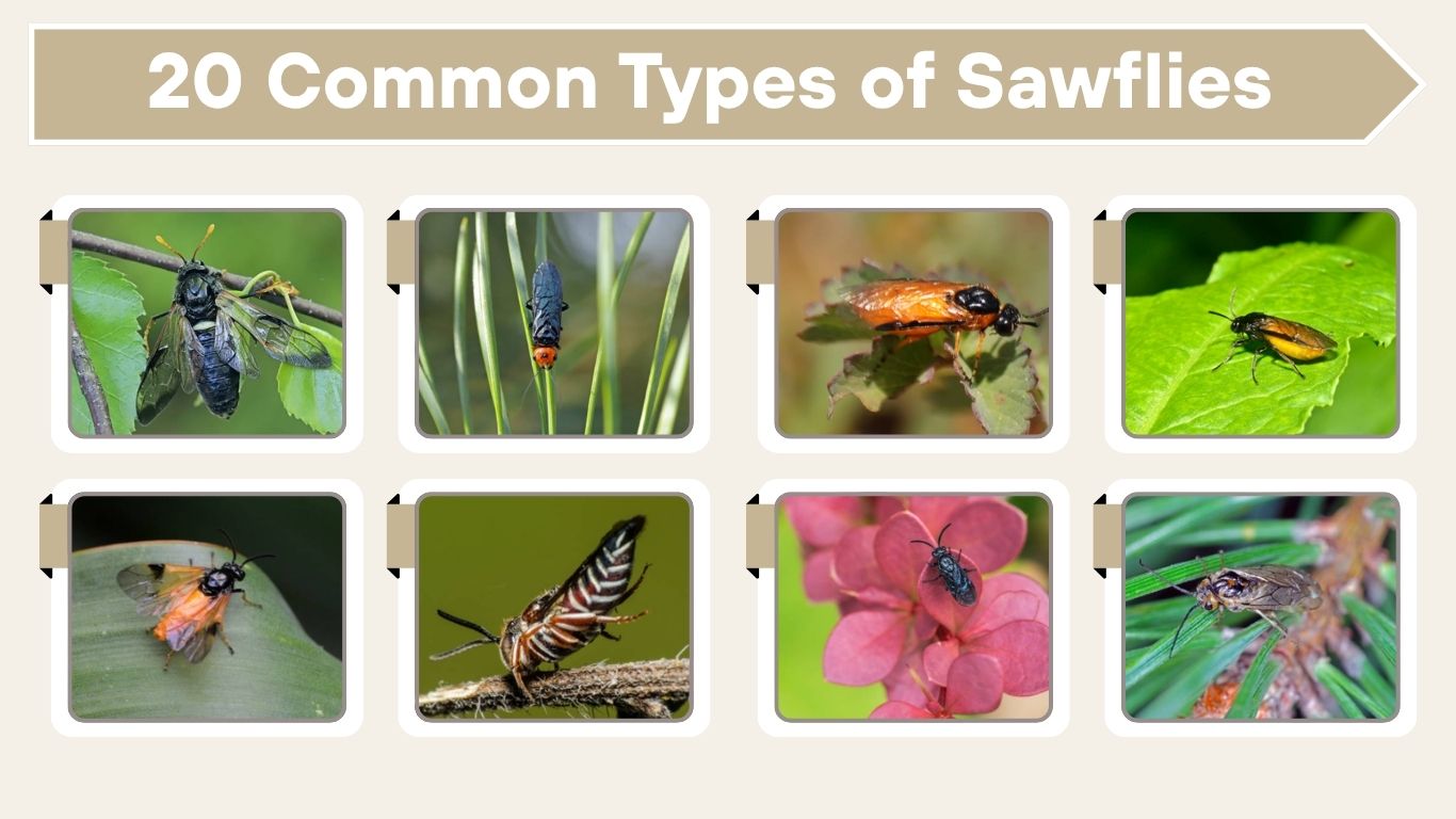 20 Common Types of Sawflies: Identification with Pictures