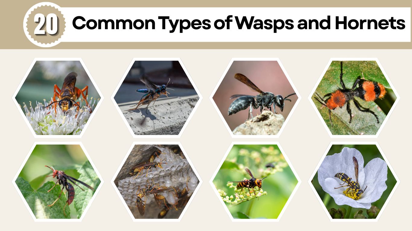 20 Common Types of Wasps and Hornets (ID with Pictures)