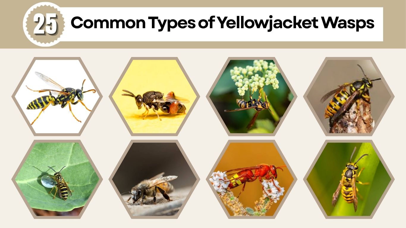 25 Common Types of Yellowjacket Wasps: Characteristics & Pic