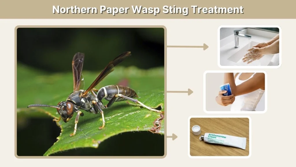 Northern Paper Wasp Sting Treatment