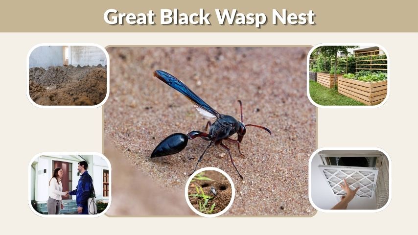 Great Black Wasp Nest: What It Looks Like and Where to Find It