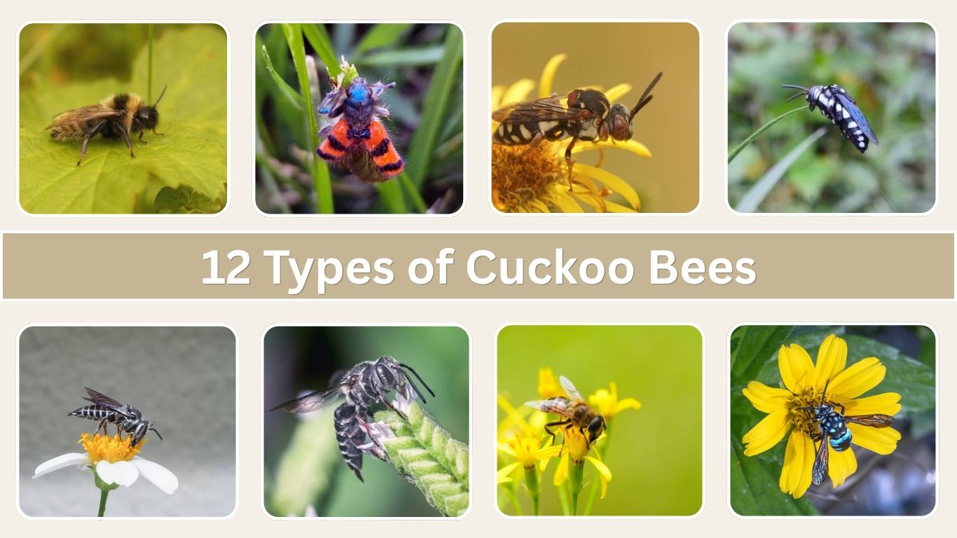 12 Types of Cuckoo Bees: Identification with Pictures