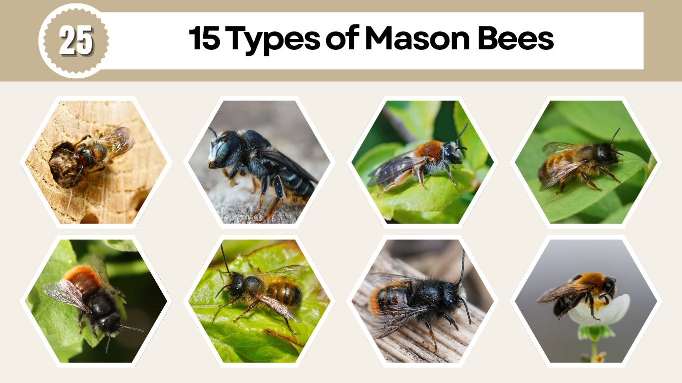 15 Types of Mason Bees: Size, Habitat, Diet, and ID With Pictures