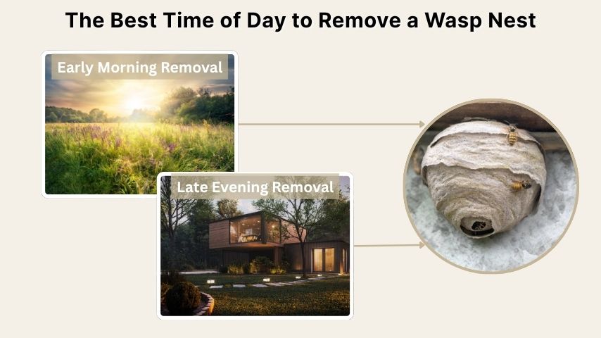 The Best Time of Day to Remove a Wasp Nest