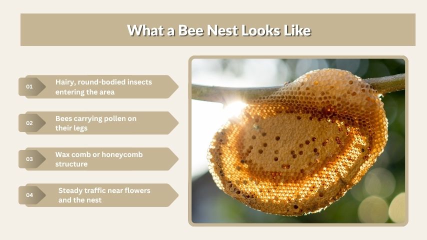 What a Bee Nest Looks Like