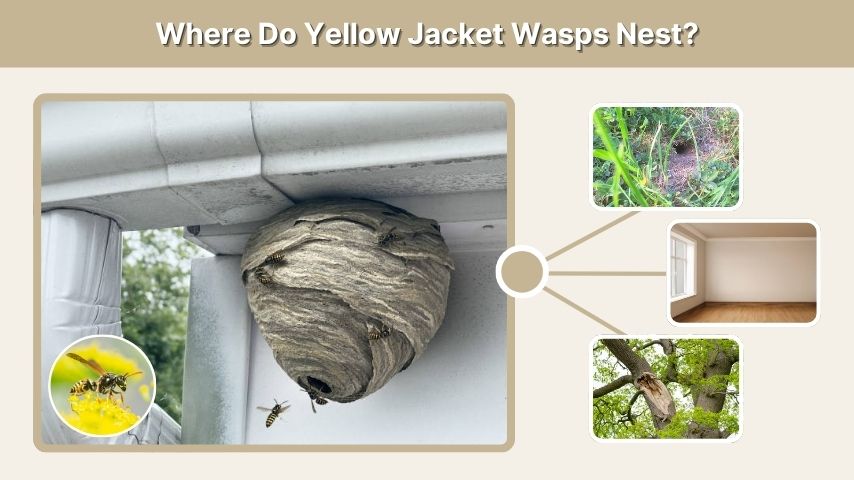 Where Do Yellow Jacket Wasps Nest?