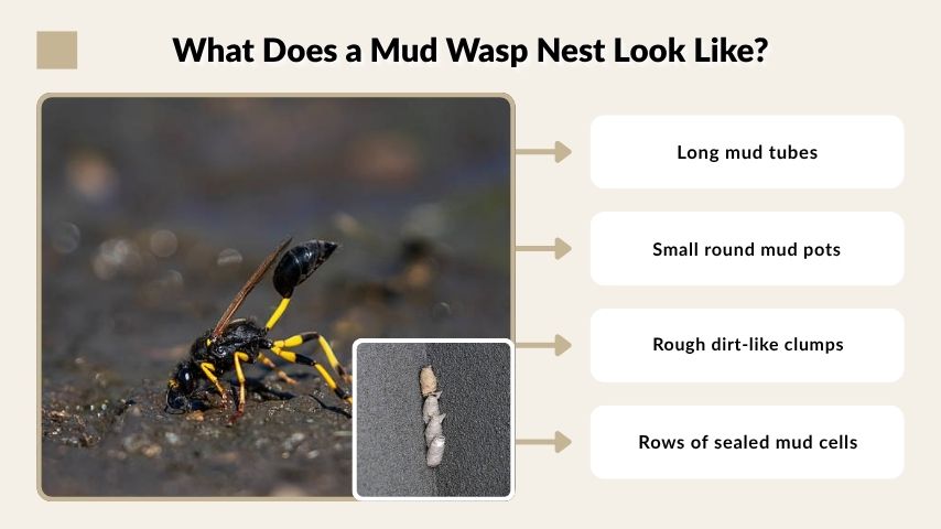 What Does a Mud Wasp Nest Look Like?