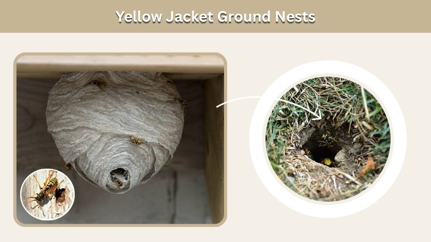 Yellow Jacket Ground Nests