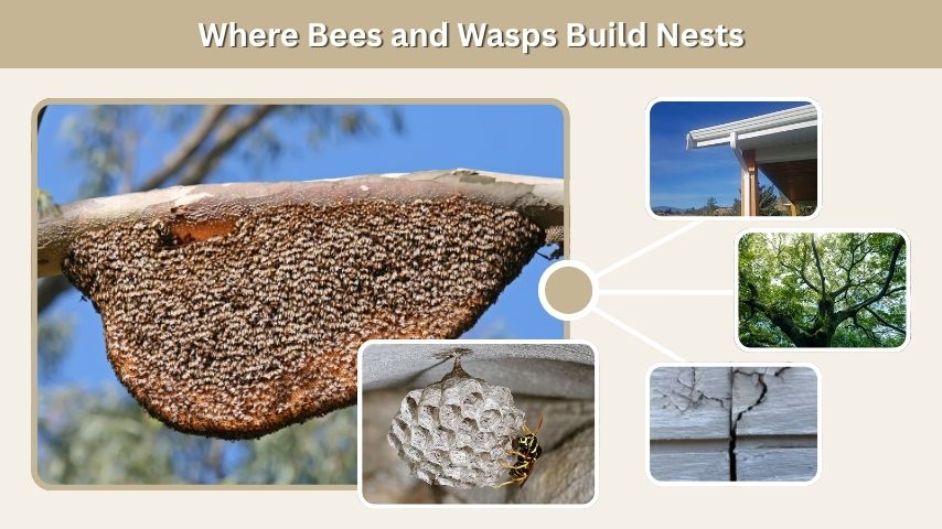 Where Bees and Wasps Build Nests