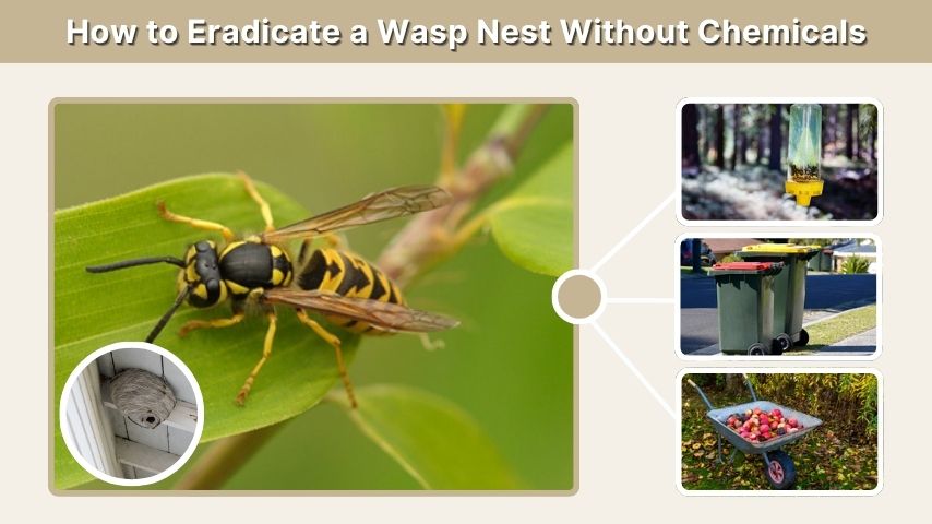 How to Eradicate a Wasp Nest Without Chemicals