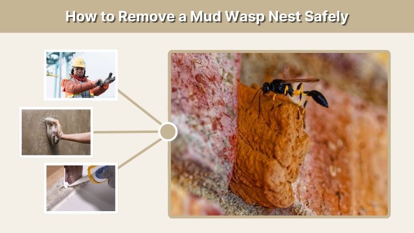 How to Remove a Mud Wasp Nest Safely