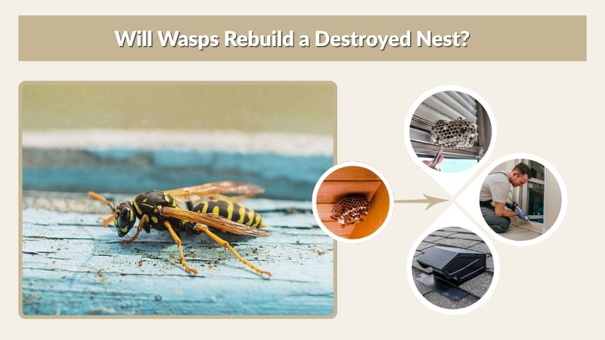 Will Wasps Rebuild a Destroyed Nest?