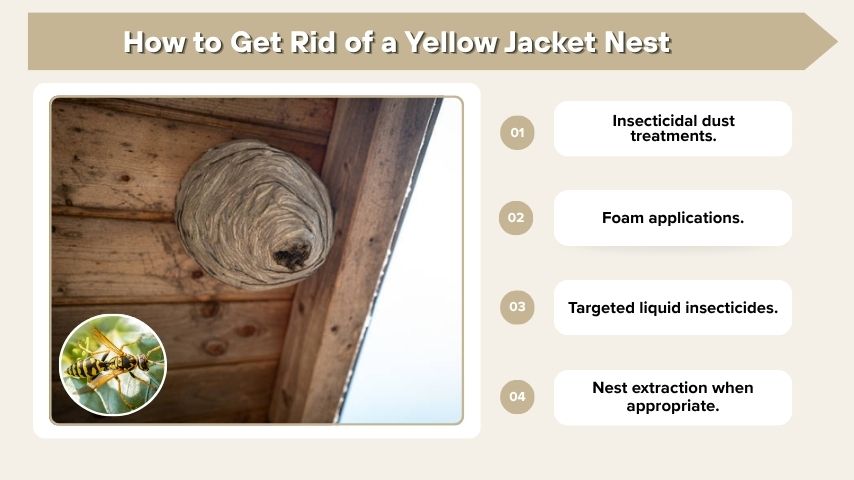 How to Get Rid of a Yellow Jacket Nest