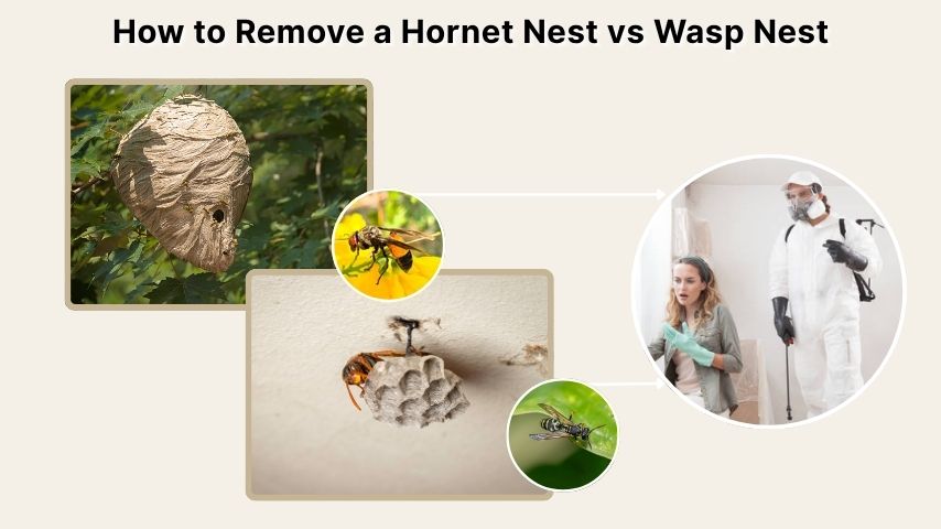 How to Remove a Hornet Nest vs Wasp Nest