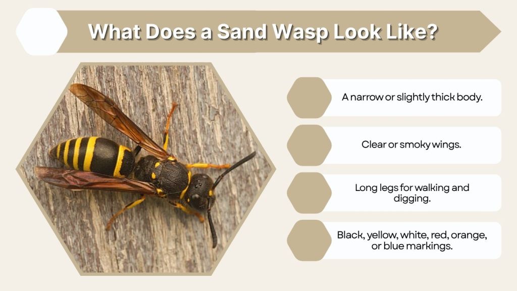 What Does a Sand Wasp Look Like?