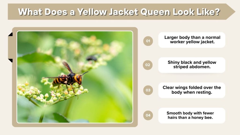What Does a Yellow Jacket Queen Look Like?