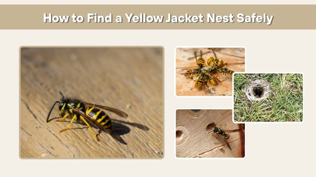 How to Find a Yellow Jacket Nest Safely
