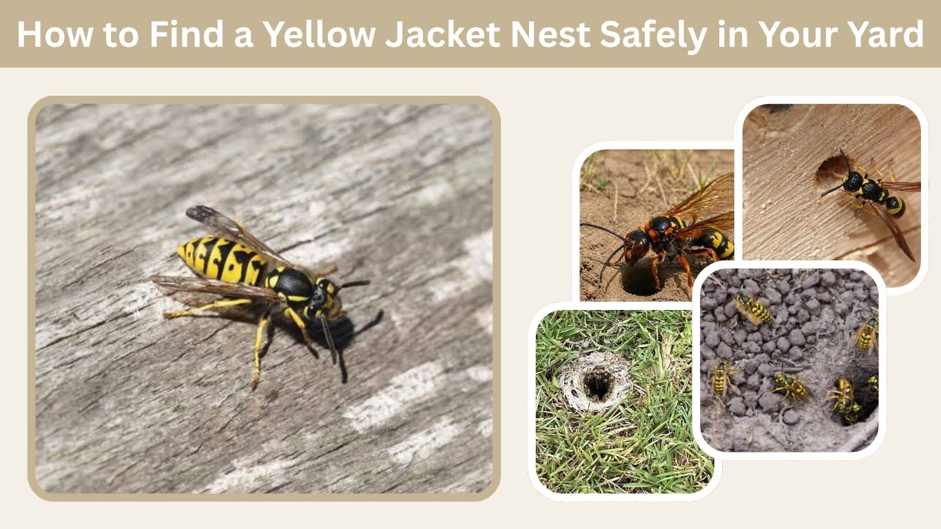 How to Find a Yellow Jacket Nest Safely in Your Yard
