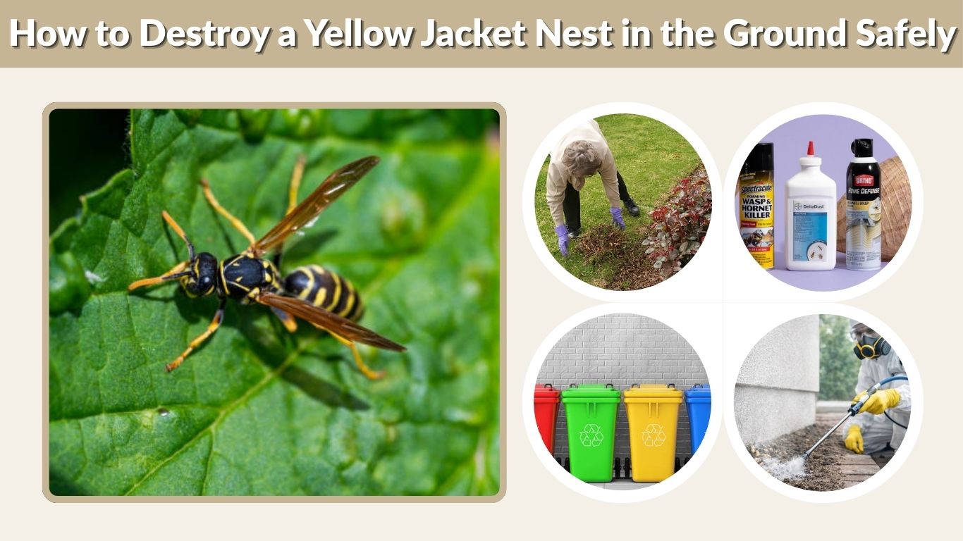 How to Destroy a Yellow Jacket Nest in the Ground Safely