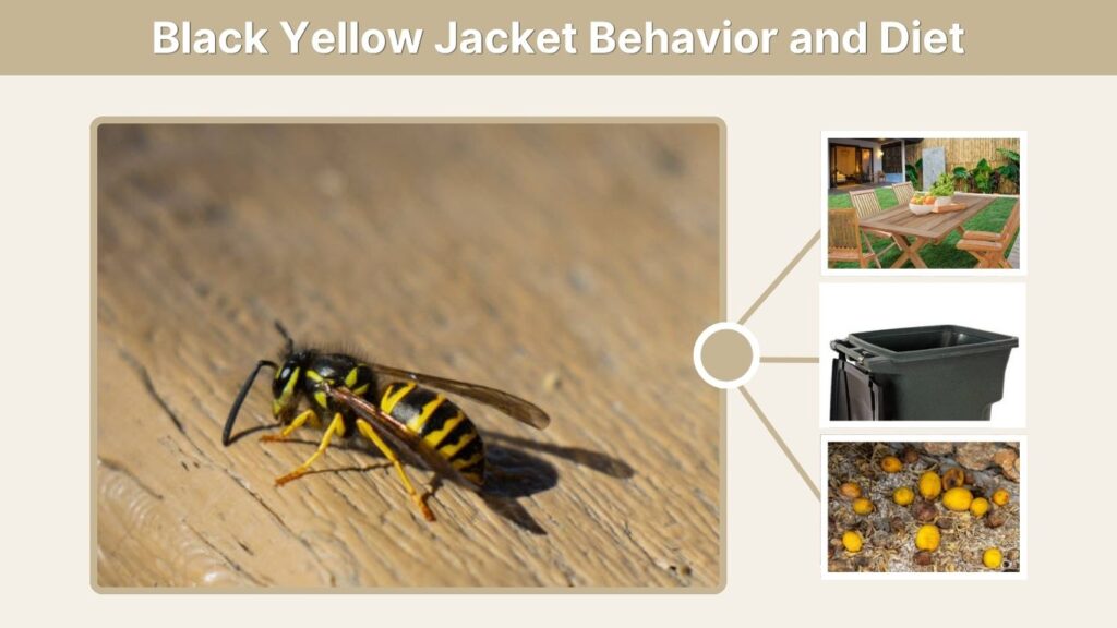 Black Yellow Jacket Behavior and Diet