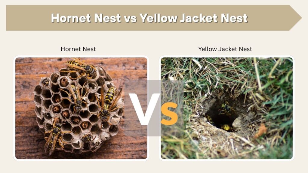 Hornet Nest vs Yellow Jacket Nest