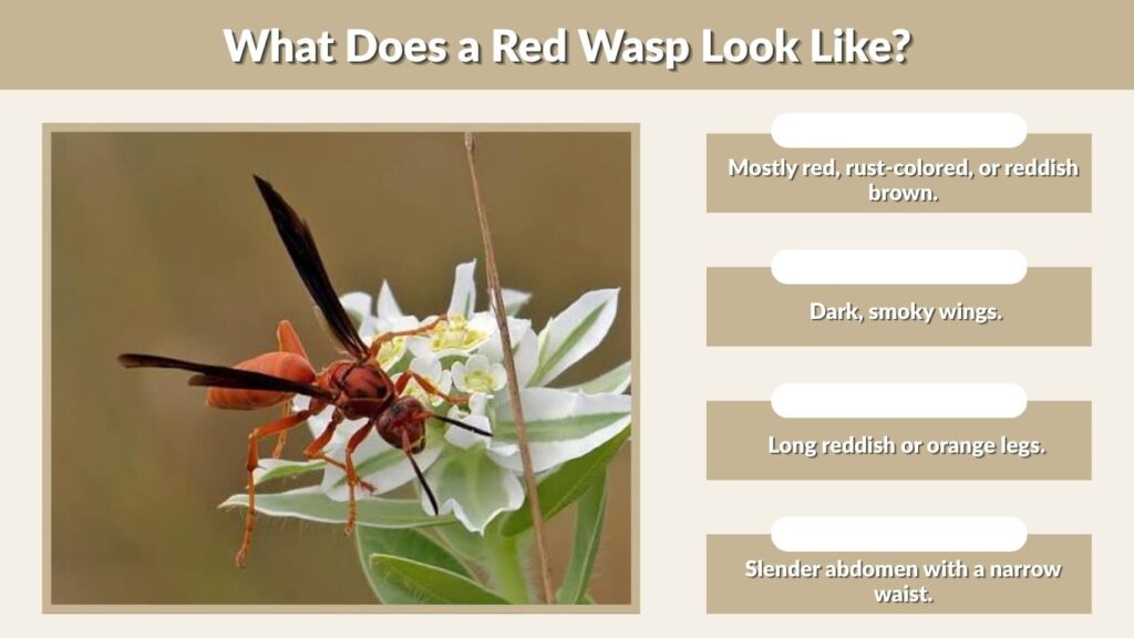 What Does a Red Wasp Look Like?
