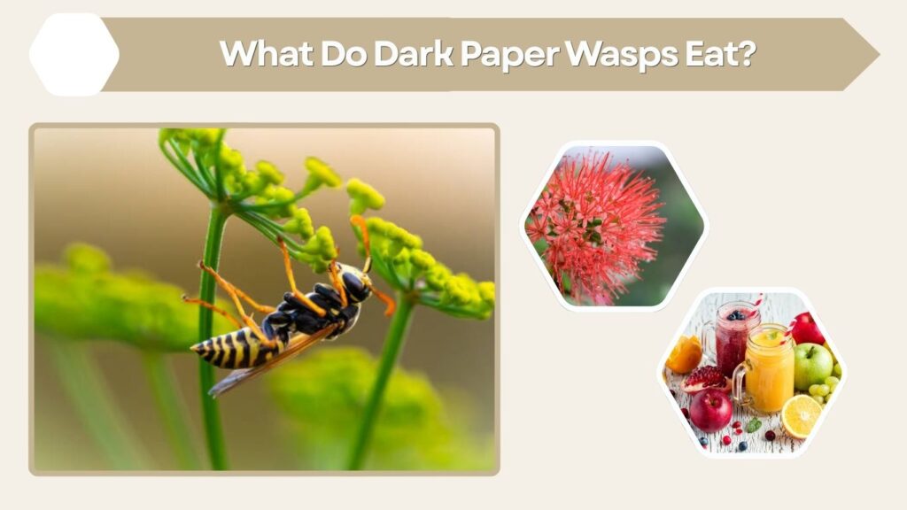What Do Dark Paper Wasps Eat?