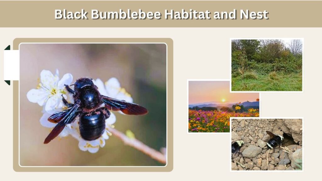 Black Bumblebee Habitat and Nest