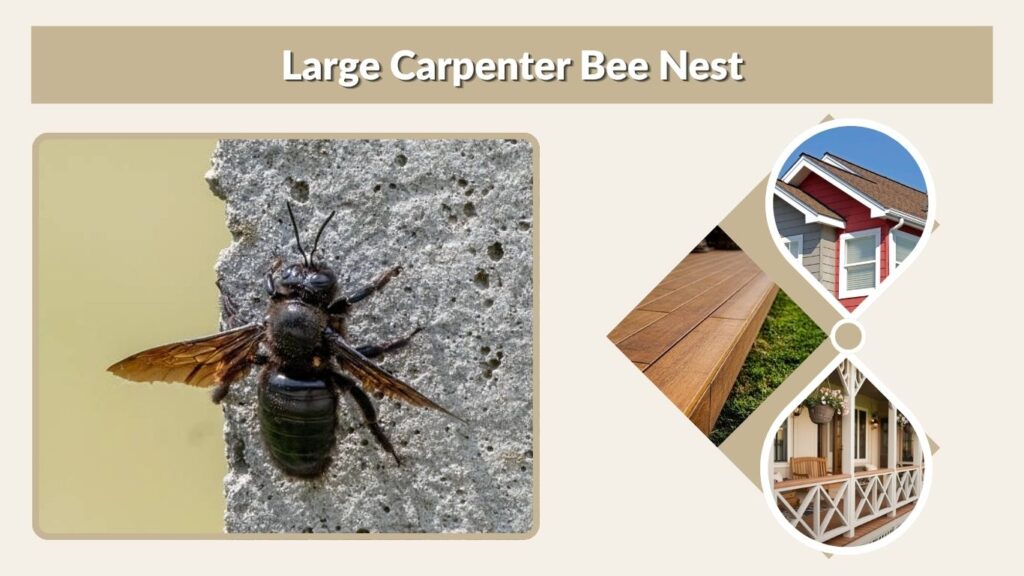 Large Carpenter Bee Nest