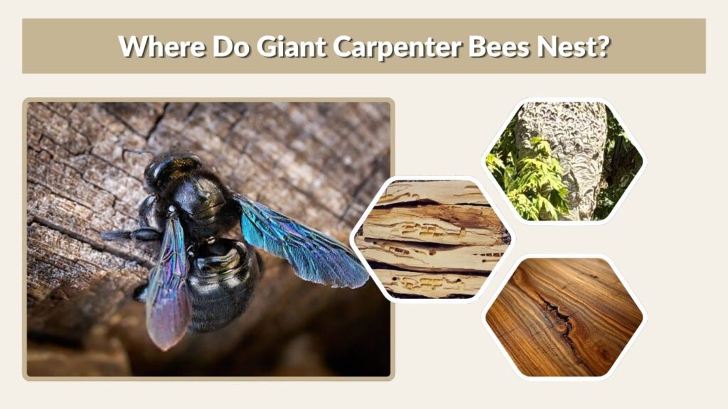 Where Do Giant Carpenter Bees Nest?