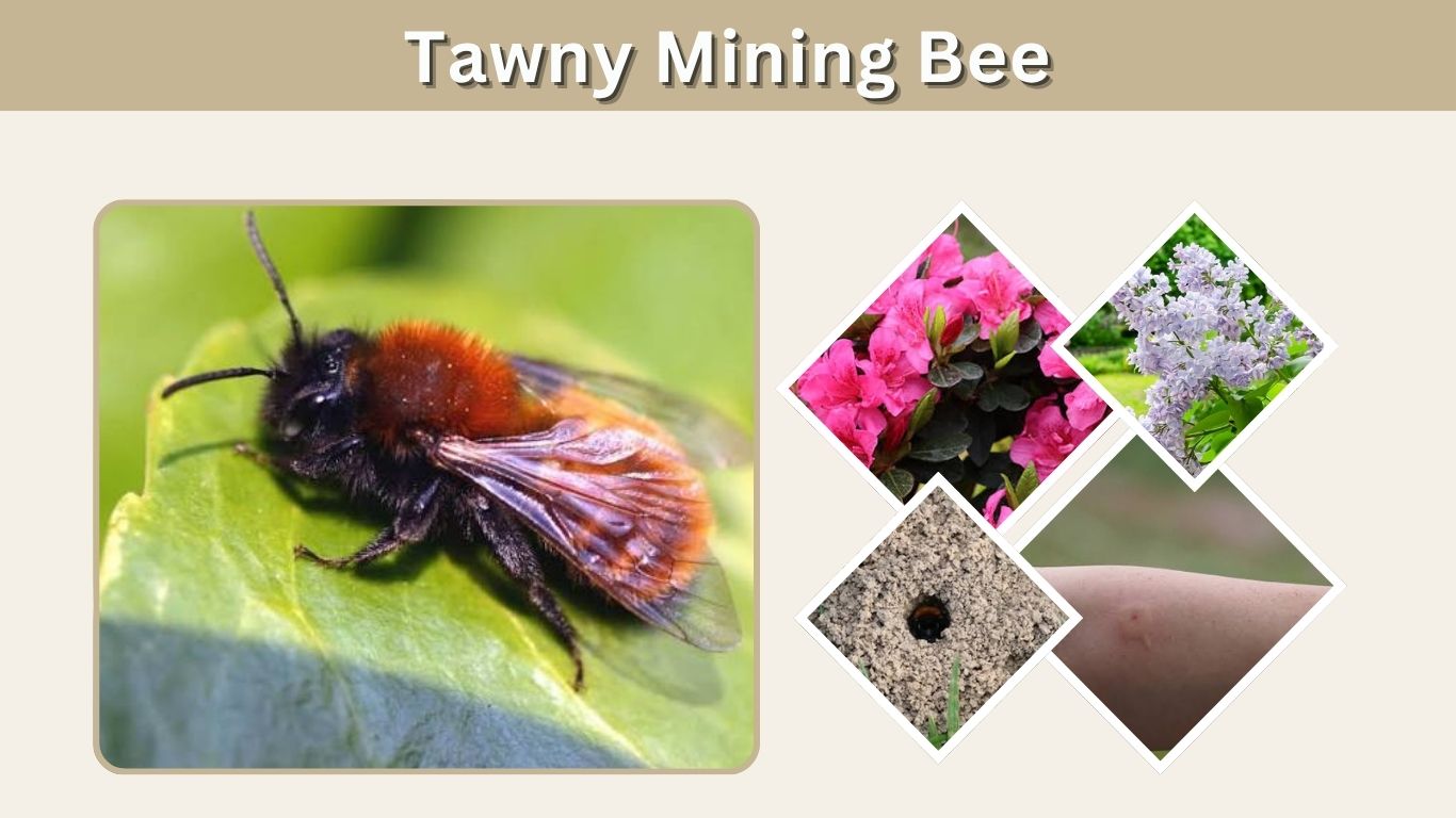 Tawny Mining Bee: Identification, Nest, Sting, Life Cycle