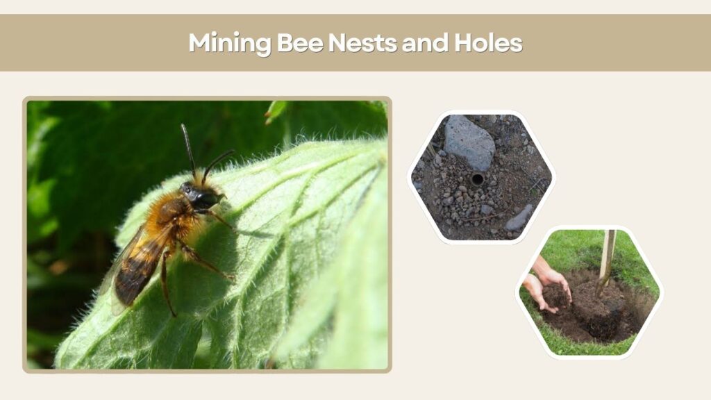 Mining Bee Nests and Holes