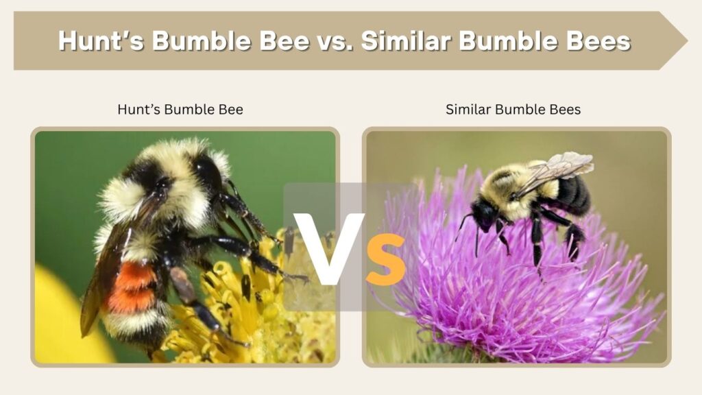 Hunt’s Bumble Bee vs. Similar Bumble Bees