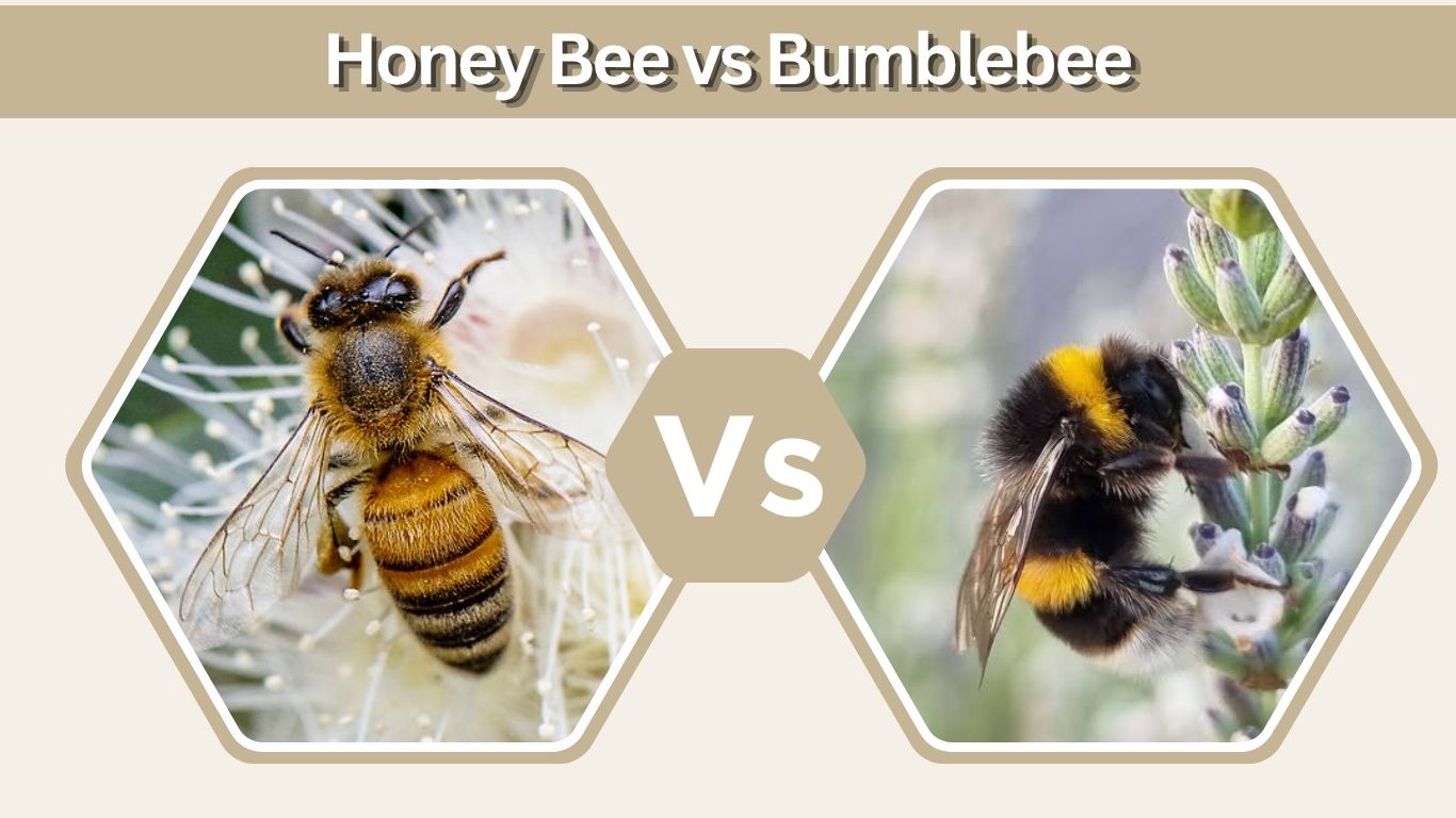 Honey Bee vs Bumblebee: Size, Sting, Nest & Behavior