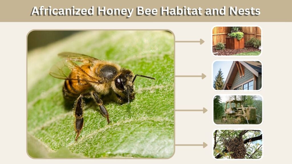 Africanized Honey Bee Habitat and Nests