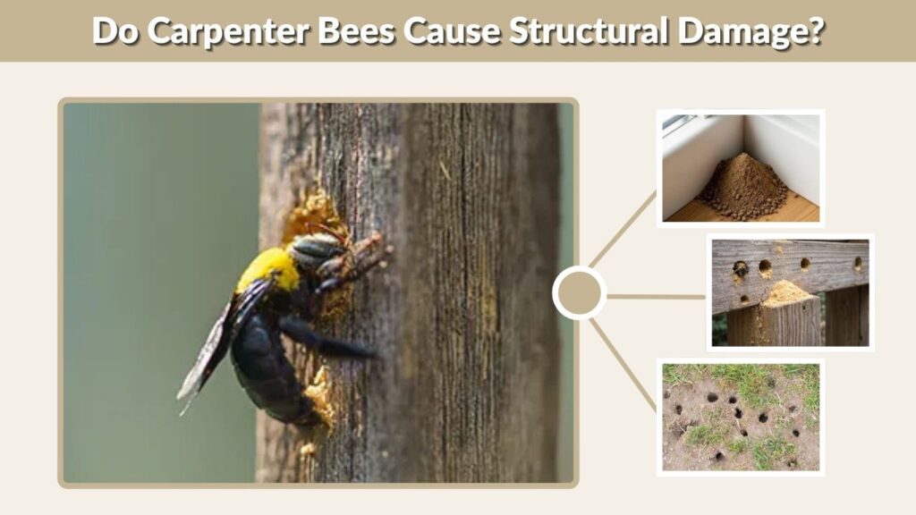 Do Carpenter Bees Cause Structural Damage?