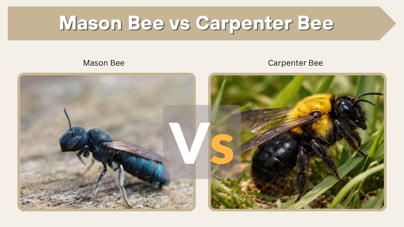 Mason Bee vs Carpenter Bee: Key Differences